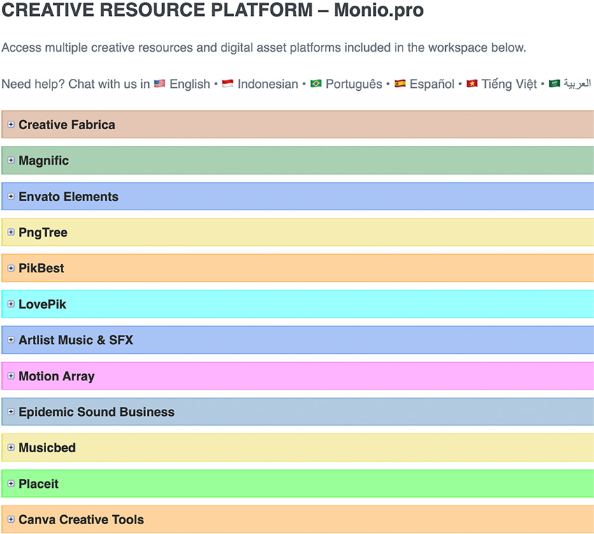 Motion Array CREATIVE RESOURCE PLATFORM